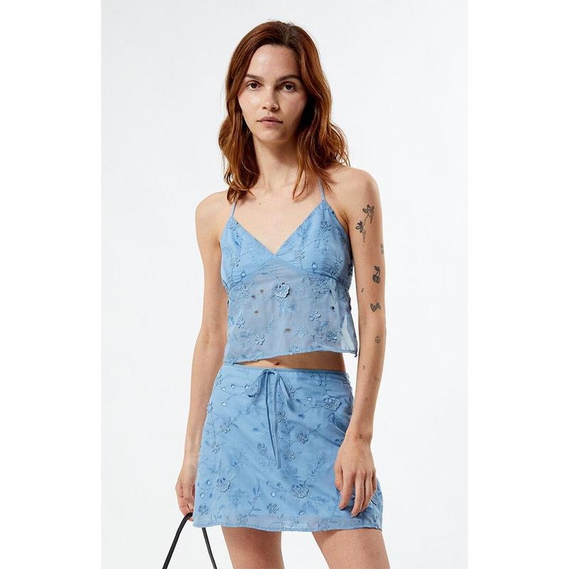 LA Hearts Women's Eyelet Mini Skirt - Multicolor T-Shirts, Hoodie, Sweatshirt | WearSparks.com