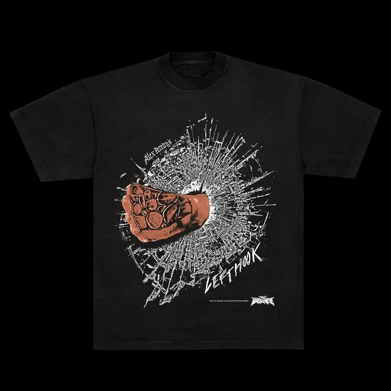 LEFT HOOK TEE, Boxing T-shirt, Boxer Tee, Sports Shirt, UFC Shirt, Workout T-shirt, Gift for Him Gift For Her Hoodie Sweatshirt Cotton Crewneck Menswear Top Shortsleeve