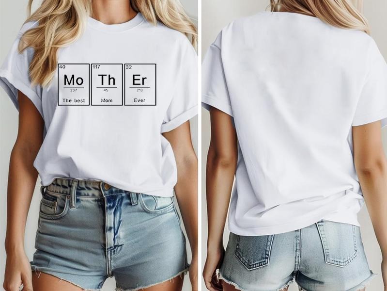 Latarshia Grant Store The Best Mom Ever Shirt, Rocker Mom, Mothers Day Gift Cotton Polyester