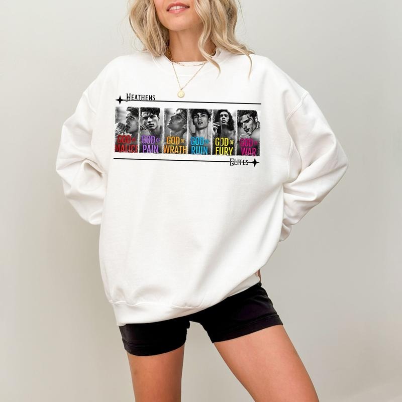 Legacy of Gods Series Sweatshirt, Legacy of Gods Heathens Hoodie, Dark Romance Tee, Bookish T-shirt, Booktok Shirt