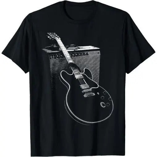 Legendary Blues Guitar and Amp T-Shirt Made in USA
