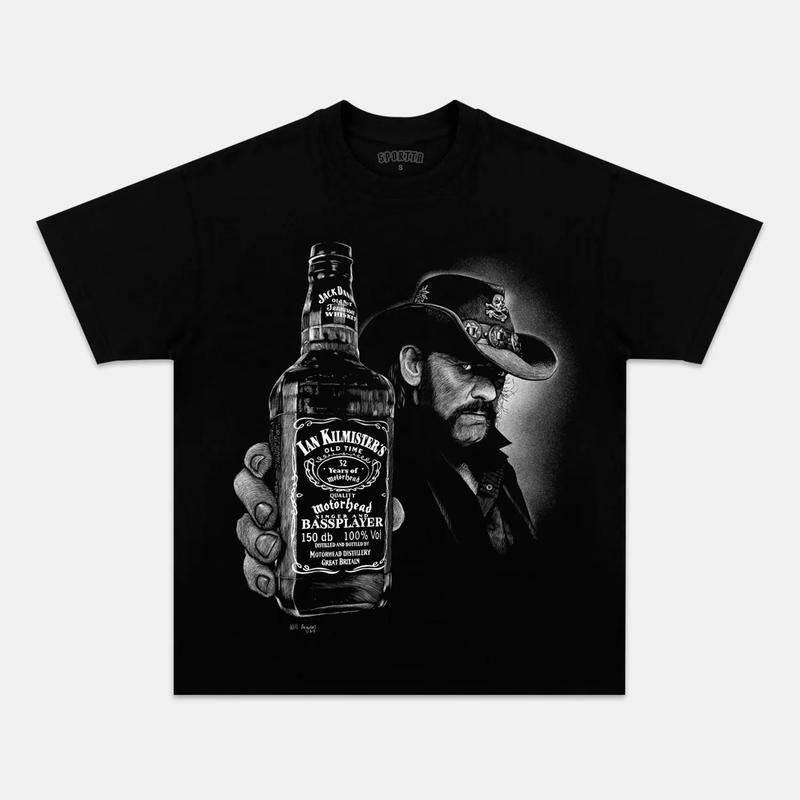 Lemmy Graphic Tee, Retro 90s Style Statement Shirt