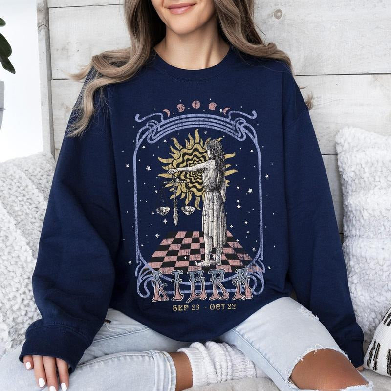 Libra Zodiac, Astrology, Horoscope Sweatshirt T-Shirts, Hoodie | WearSparks.com