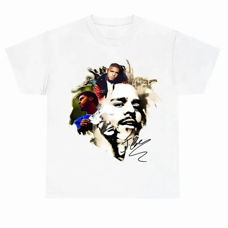 Limited J. Cole Crooked Smile Vintage T-Shirt, Retro Hip Hop Design, Perfect Gift for Men and Women, Unisex Streetwear, Gift for Fans
