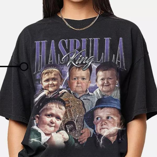 Limited King Hasbulla Vintage T-Shirt, Gift For Women, Funny Dumb Tee, Meme Shirt, Menswear Womenswear Streetwear, Graphic Movie Shirt