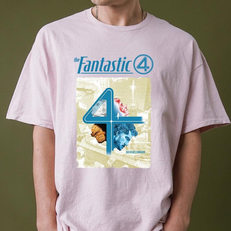 Limited The Fantastic Four First Steps T-Shirt, Fantastic Four T-Shirt, Mar Studio Superhero T-shirt