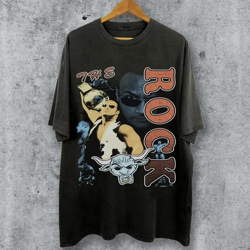 Limited The Rock Vintage 90s Graphic T-Shirt, Dwayne.J Shirt, The Rock Graphic Tshirt