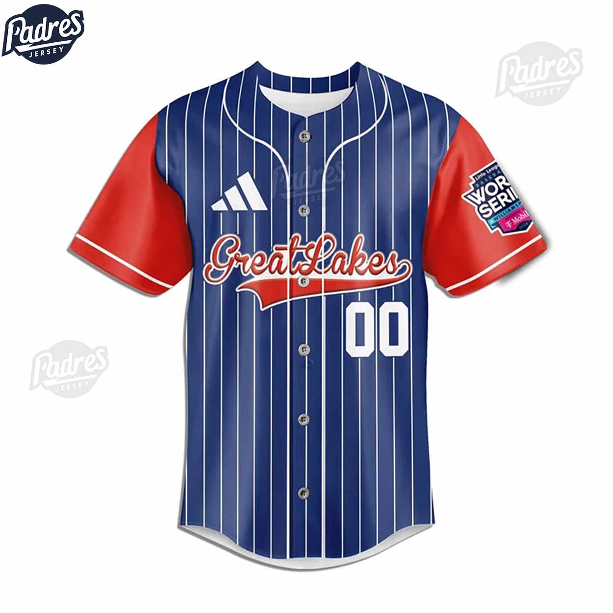 Little League Great Lakes Team Baseball Jersey - Padres Jersey Oasis: Elevate Your Baseball Style Game