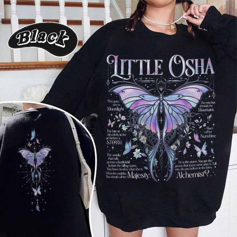 Little Osha Butterfly Sweatshirt, T-shirt And Hoodie , Quicksilver Shirt, Saeris Fane Kingfisher Inspired Tee,...
