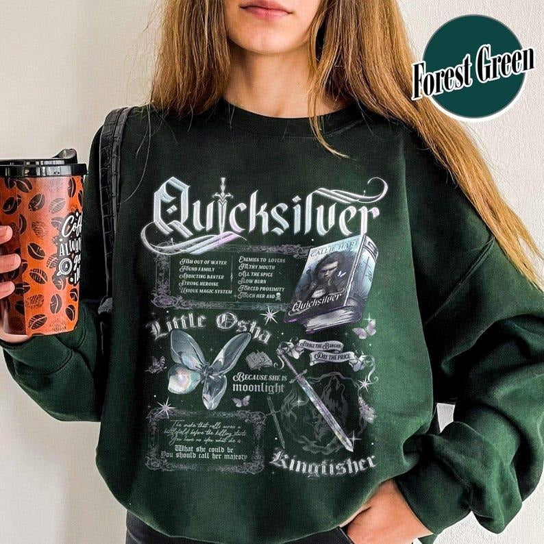 Little Osha Butterfly Sweatshirt,Saeris Fane Shirt,Quicksilver Shirt,Kingfisher Shirt,KingfisherBook,Little Osha Shirt,Quicksilver Fan shirt