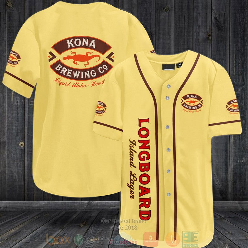 Longboard Island Lager Baseball shirt