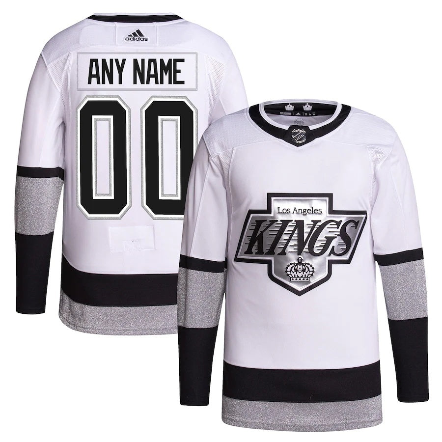 Los Angeles Kings adidas 202122 Alternate Primegreen Authentic Pro Custom Jersey - White