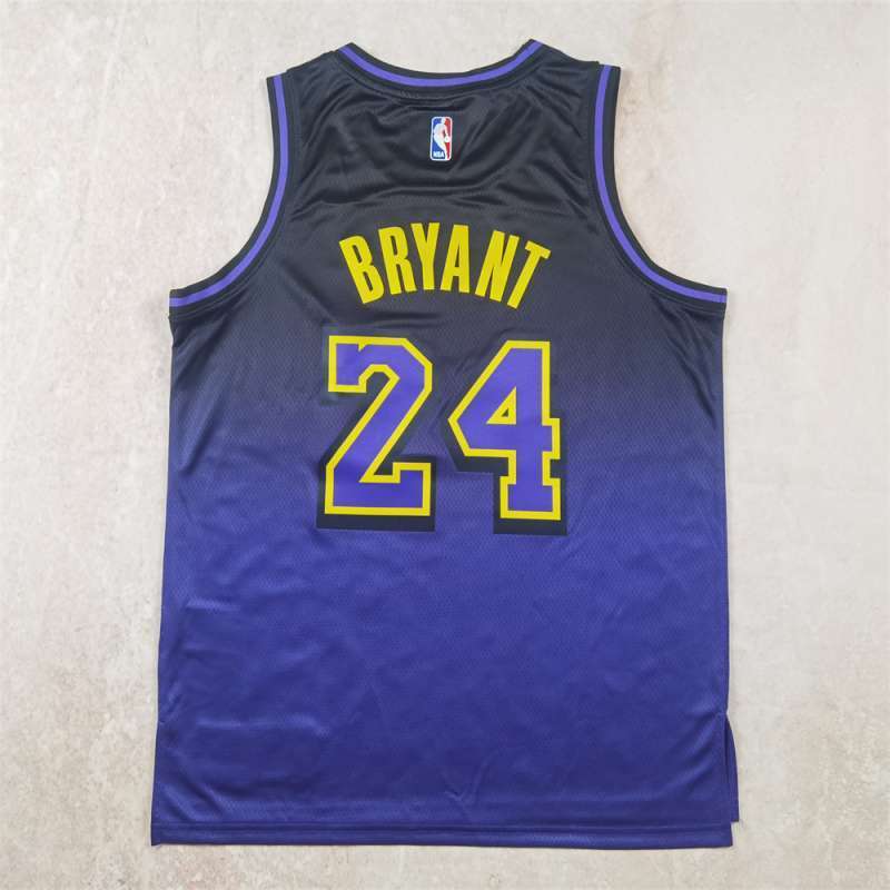 Los Angeles Lakers #24 Kobe Bryant Hot Press Lakers 24 Purple City Edition s-xxl Style 1