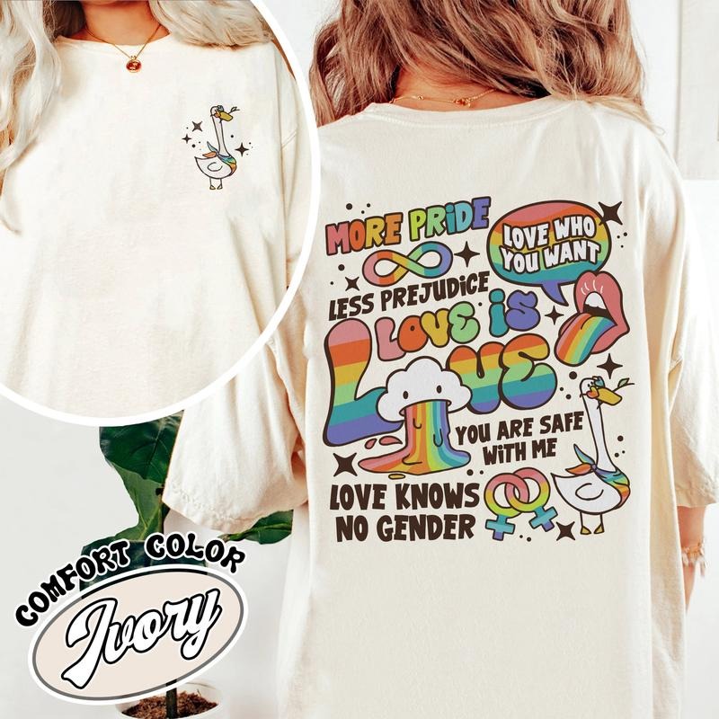 Love Is Love Lgbt Comfort Colors Shirt, Kindness Shirts, LGBTQ Support Tees, Gay Pride Shirt, Proud Ally Shirt, Proud To Be An Ally Shirt, Pride Month Shirt
