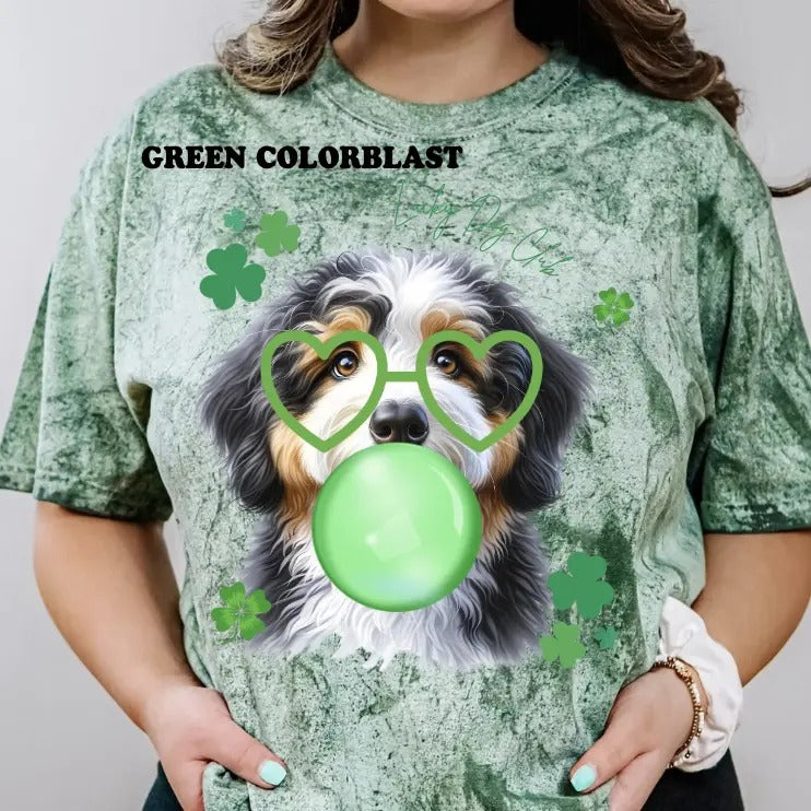 Lucky Dog Bernedoodle Shirt ~ Unisex Apparel Relaxed Fit Printed In The USA Clothing Womenswear Casual Comfort Cotton Top Athletic Boho Chic