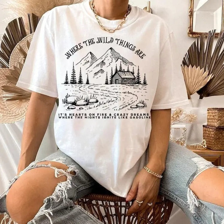 Luke Combs Shirt, Where the Wild Things Are Shirt, Country Concert Shirt, shirt trend Hoodie, Sweatshirt | WearSparks.com