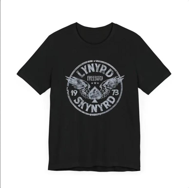 Lynyrd Skynyrd T Shirt Tee Tshirt Shirt FREE BIRD Rock Vintage Aesthetic Distressed T-shirt
