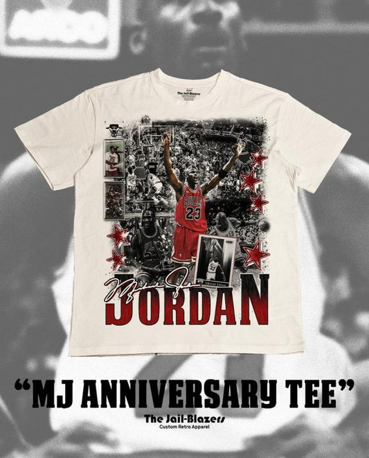 " MJ Anniversary Tee " - Off White