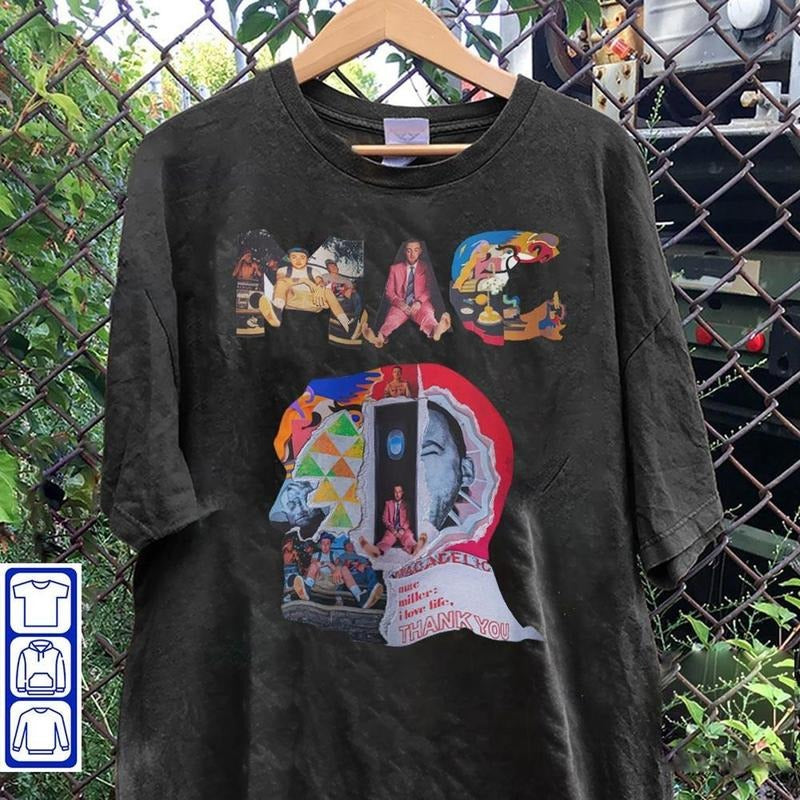 Mac Miller, Vintage Rap Tee Shirt Album Graphic Unisex Cotton Tee, Hip Hop Sweatshirt Hoodie, Swimming with Mac Shirt