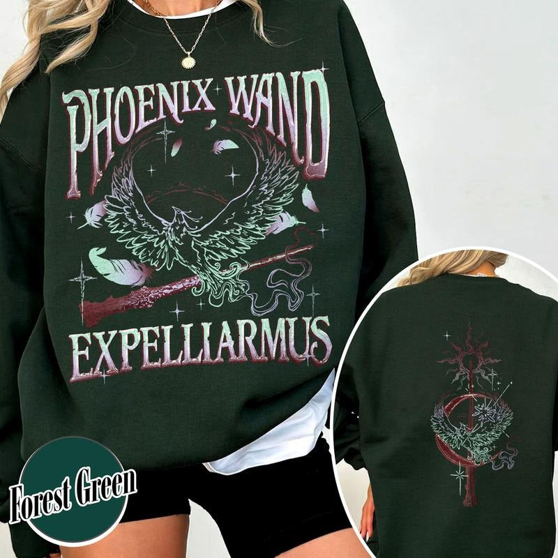 Magic Wand Sweatshirt, Magical Adventure Apparel, Bookish Wizard Sweatshirt, Universal Fan Sweatshirt, Wizard School Fandom Sweatshirt, Wizard Book Shop Sweatshirt