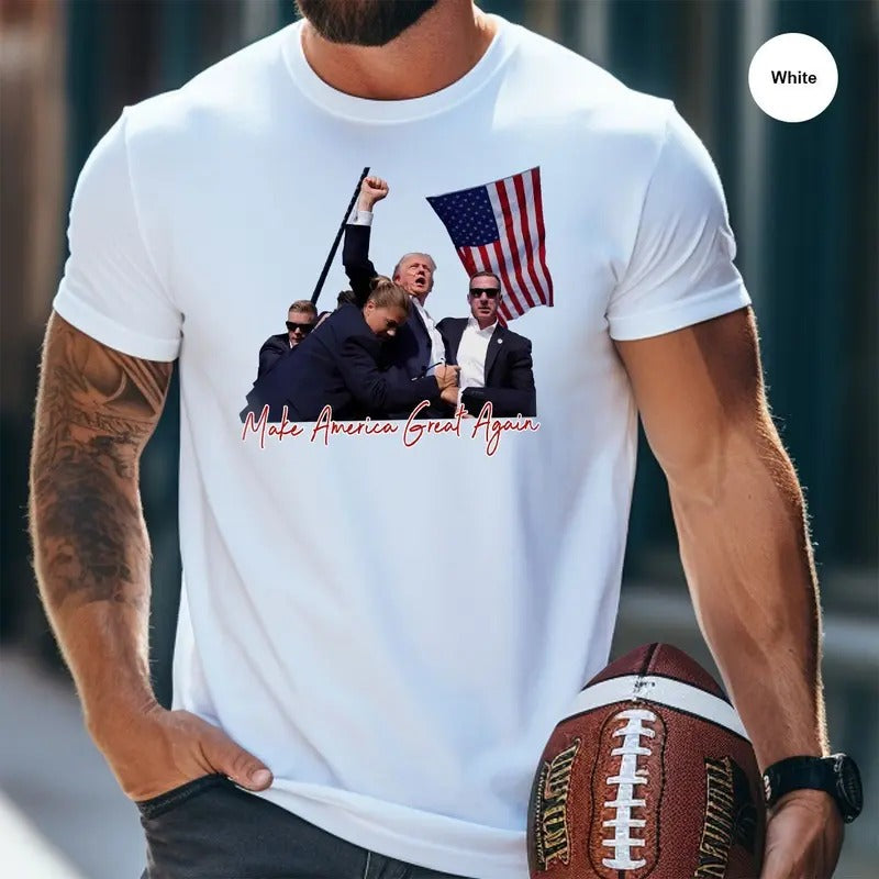 Make America Great Again Trump Shirt, Trump Assassination, My President Shirt, Fight Shirt