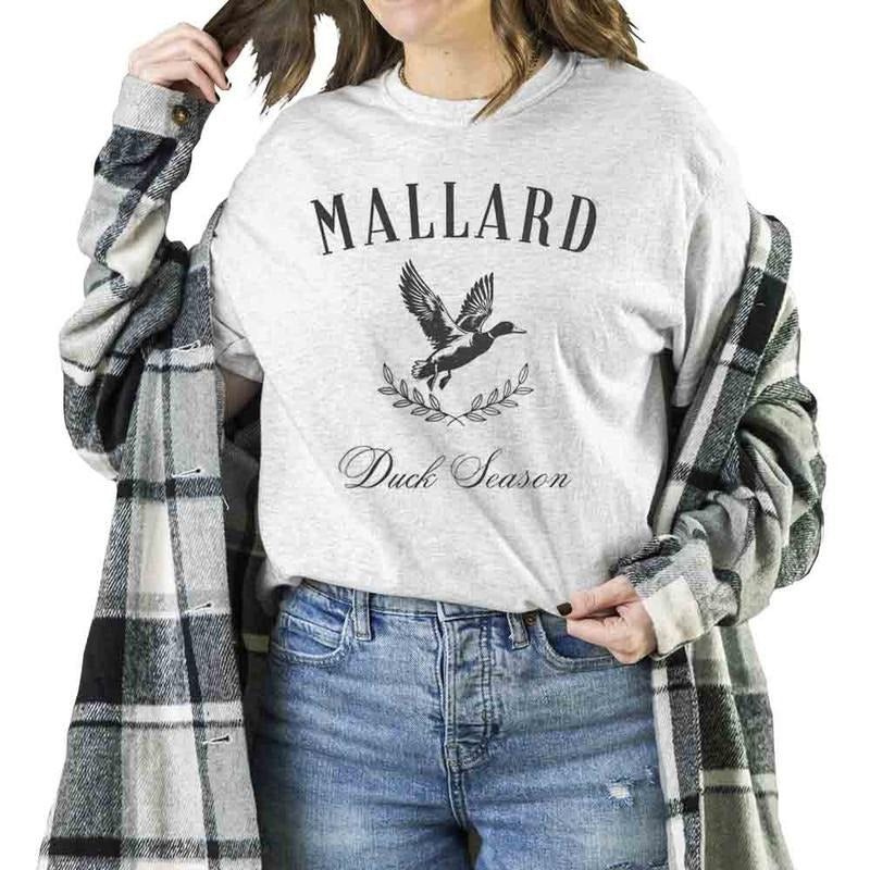Mallard Duck Hunting Season Duck Lover, Animal Outdoor Nature Unisex T-shirt Sweatshirt Hoodie Crewneck