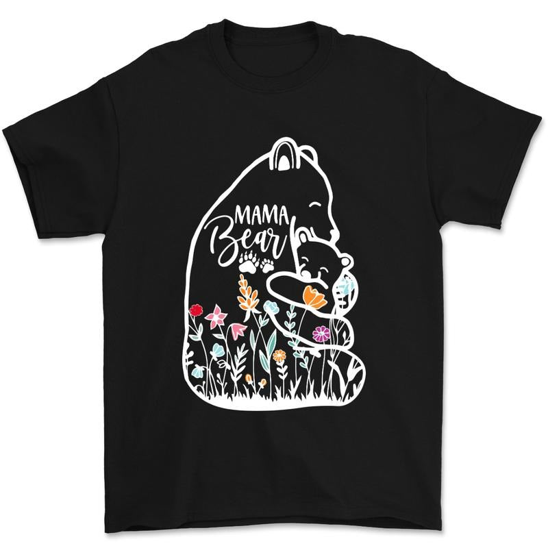 Mama Bea T-shirt for Mom on Mother's Day, Mama Bear T-shirt for Women, Mama T-shirt
