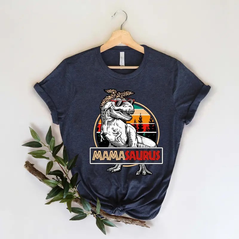 Mama Saurus Shirt Dinosaur Mom Shirt Funny Mom Shirt Mom Life Outfit Mothers Day Shirt Working Mom Shirt T- Rex Shirt TK62GN