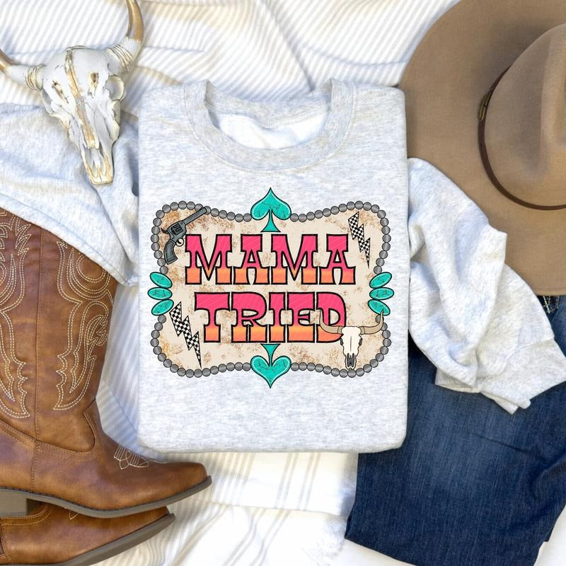 Mama Tried DTF Transfers - THIS IS NOT A SHIRT