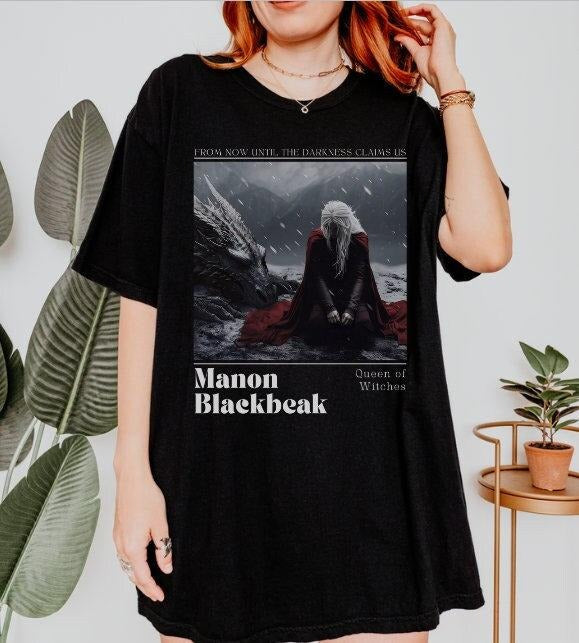 Manon Blackbeak Throne Of Glass T-Shirt Sarah J Maas Throne Of Glass Sarah J Maas Merch SJM Merch Sarah J Maas Throne Of Glass Manon Shirt