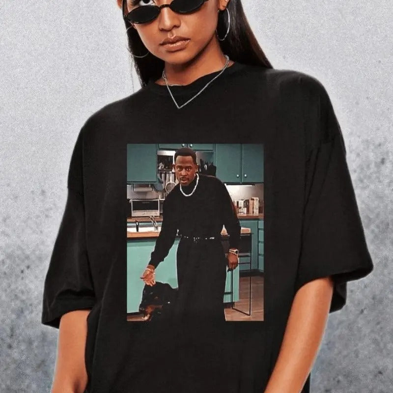 Martin Crewneck Tshirt, Martin Lawrence Shirt, Funny Parody Movie, Top Underwear Menswear Casual Round Neck Shortsleeve Tropical T-Shirt