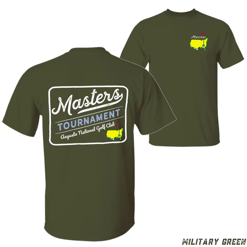 Masters Tournament T-Shirt - Vintage Augusta National Golf Club Graphic Unisex Casual Tee, Perfect for Golf Fans and Tournament Enthusiasts Classic Cotton