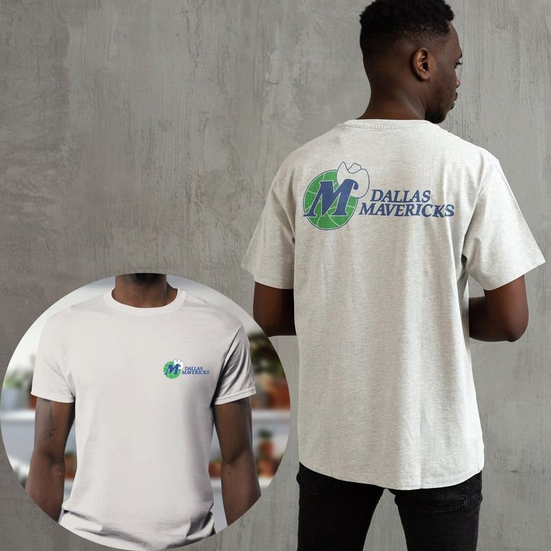 Mavericks Legends Tribute T Shirt, Vintage 90s Dallas Basketball Two Sided Tee, Game Day Apparel, Retro Basketball Outfit, Mavericks Fan Gift, Unisex T-Shirt, Gifts For Men Women, Short Sleeve Tee Shirt