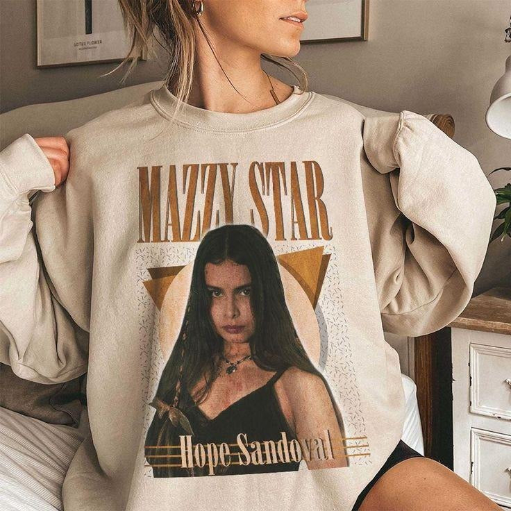 Mazzy Stars Vintage Music Sweatshirt, Hope Sandoval Album