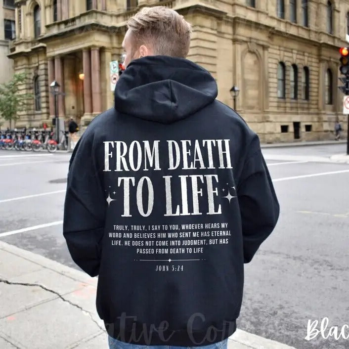 Men's Christian Hoodie Bible Verse Hoodie Christian Merch Men Christian Sweatshirt Jesus Hoodie Christian Bible Verse...