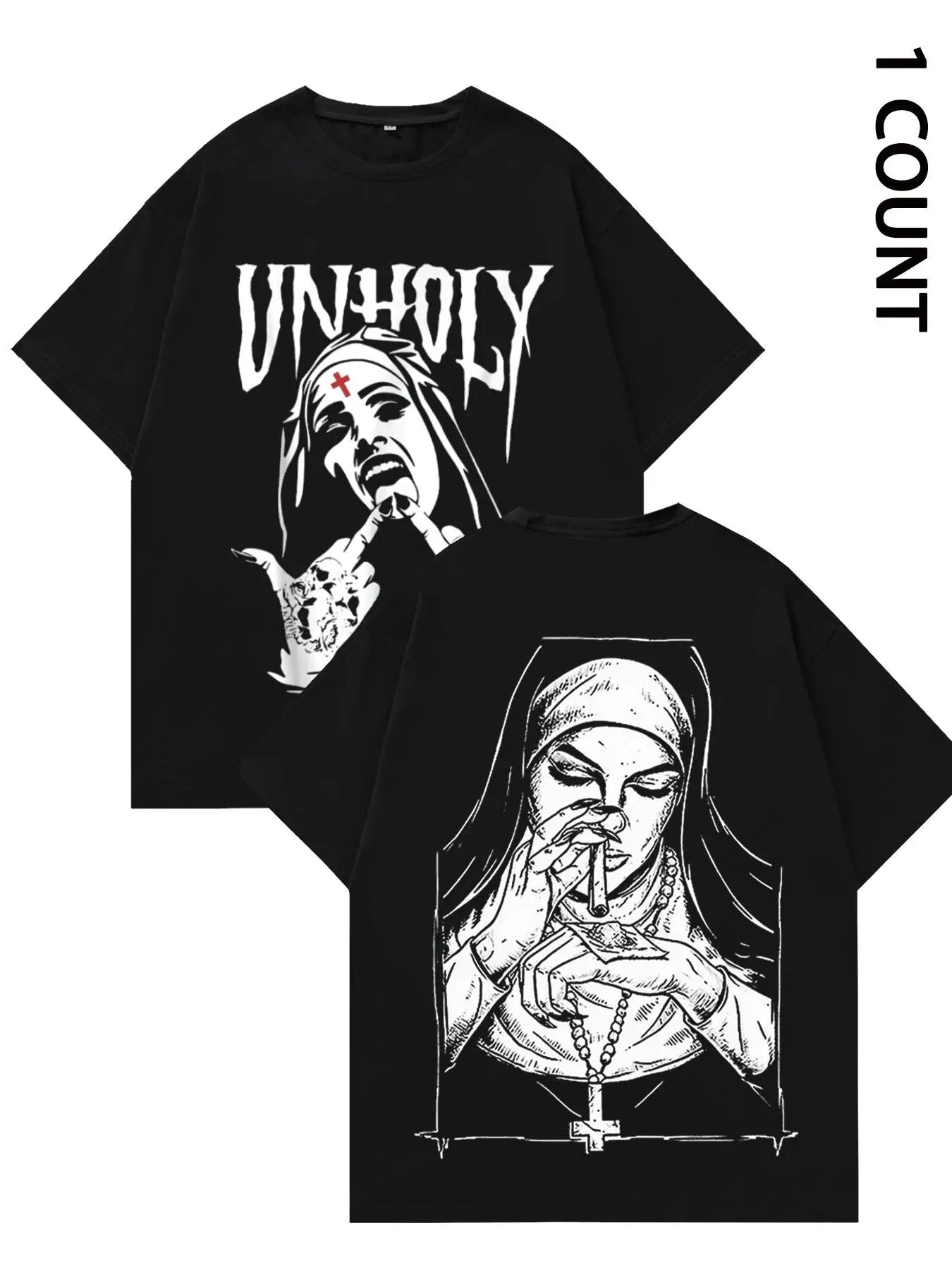 Men's Graphic Print Round Neck Tee, Regular Fit Casual Short Sleeve T-shirt, Men's Summer Top for Daily Wear