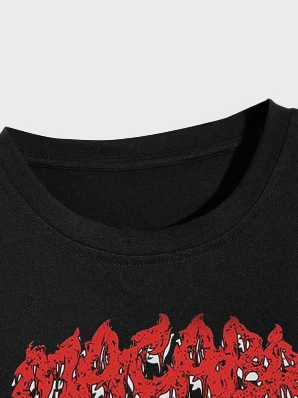 Men's Letter Graphic Tank Top & Pants Two-piece Set, Regular Fit Sleeveless Top & Trousers, Casual Summer Clothes for Outdoor Sports