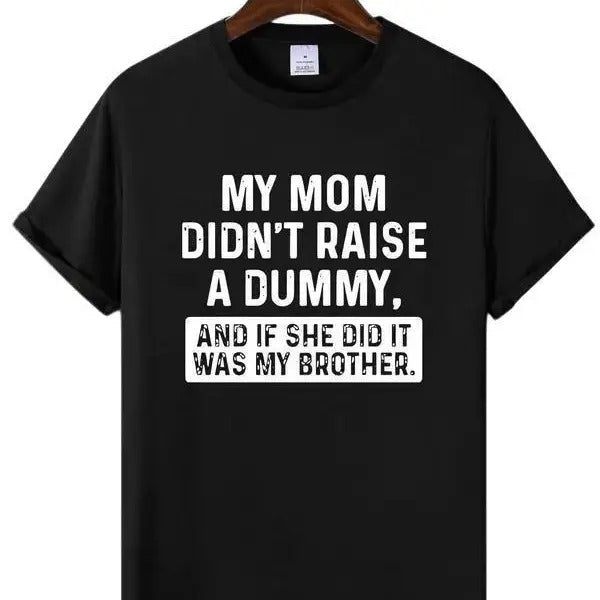 Men's Letter Print Round Neck Tee, Summer Outfits, Summer Clothes Casual Regular Fit Short Sleeve Crew Neck T-Shirt for Summer, Men's Top for Daily