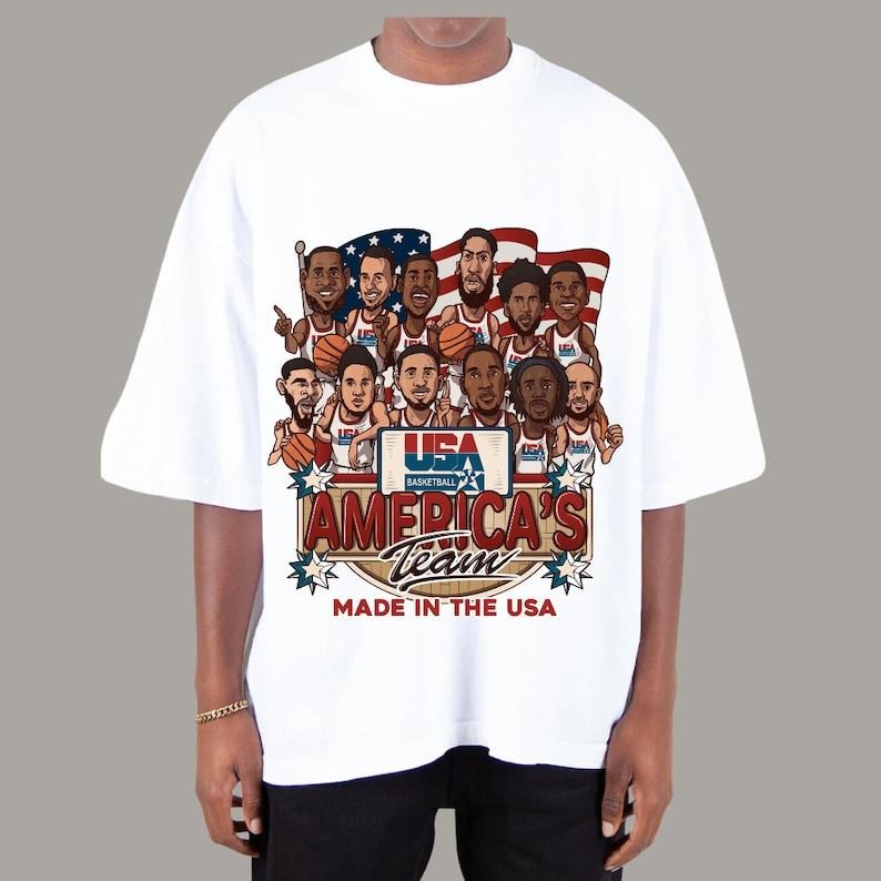 Men's USA Basketball Olympic Team Shirt 2024
