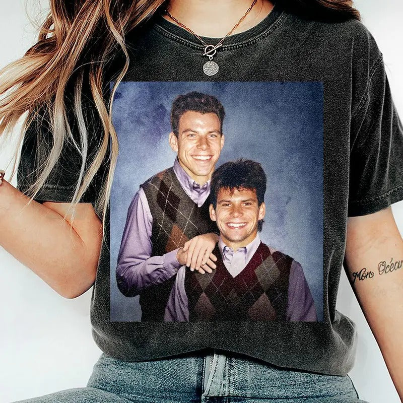 Menendez Brothers Vintage Style Shirt, Step Brother Free Erik And Lyle Menendez Graphic 90s Unisex Shirt Tee for Men Women Streetwear Crewneck