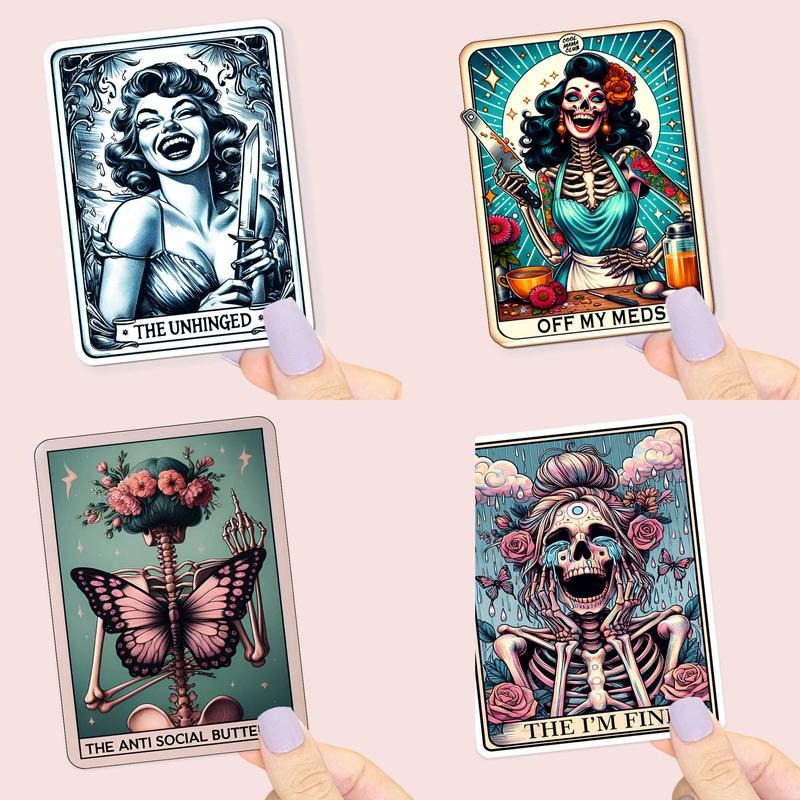 Mental Health Tarot Waterproof Vinyl Sticker
