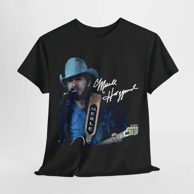 Merle Haggard vintage shirt, classic country shirt, cute shirt, country music shirt