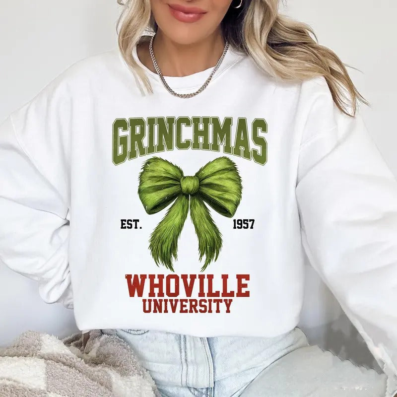 Merry Christmas, Funny Christmas, Santa Claus, Coquette Bow, Xmas Holiday, University Christmas, Christmas Movies, Christmas Sweaters, Christmas Scarves, Winter Holiday Apparel, Cute Christmas Sweaters, Jingle Bell Accessories