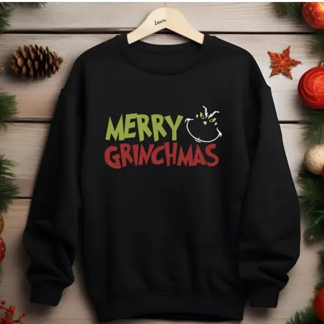 Merry Grinchmas Sweatshirt, Grinch Holiday Shirt, Christmas Gifts Shirt, Christmas Shirt, Merry Christmas Shirt, Funny Family Shirt
