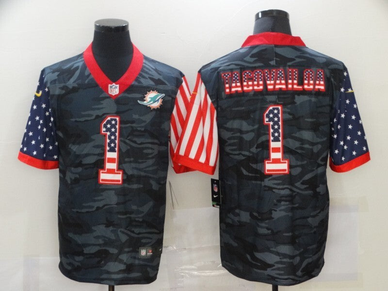 Miami Dolphins #1 Tua Tagovailoa Style 1