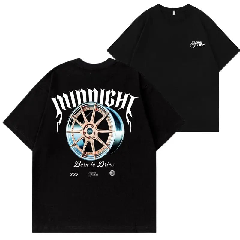 Midnight Born To Drive Cars T-shirt, Hoodie, Sweater, Car Enthusiast Shirt, Car Clothing, Unisex