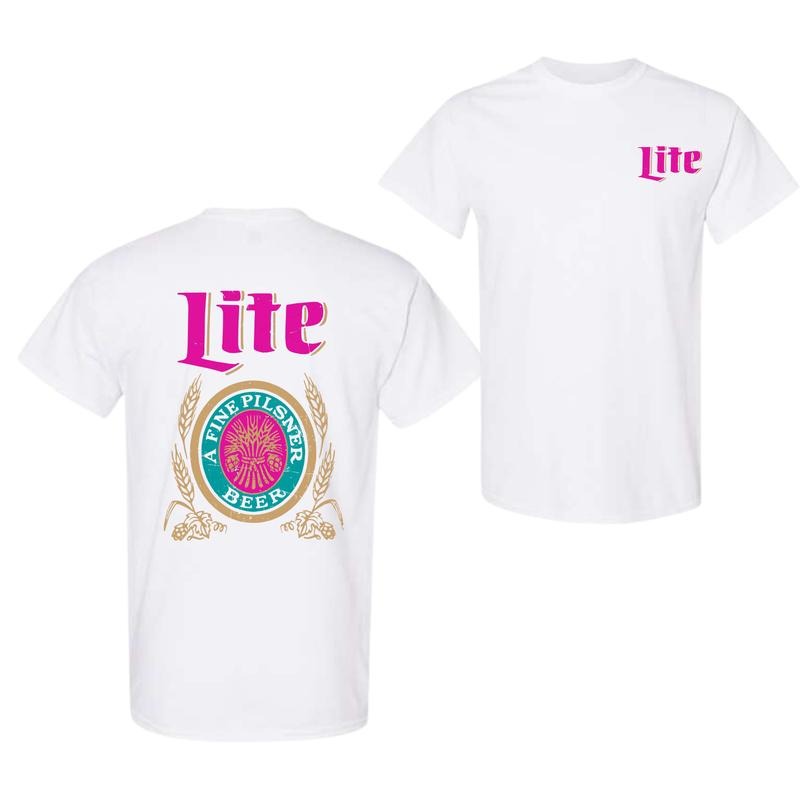 Miller Lite Shirt, For Men's And For Women's T-Shirt Sweatshirt Hoodie Fabric Menswear