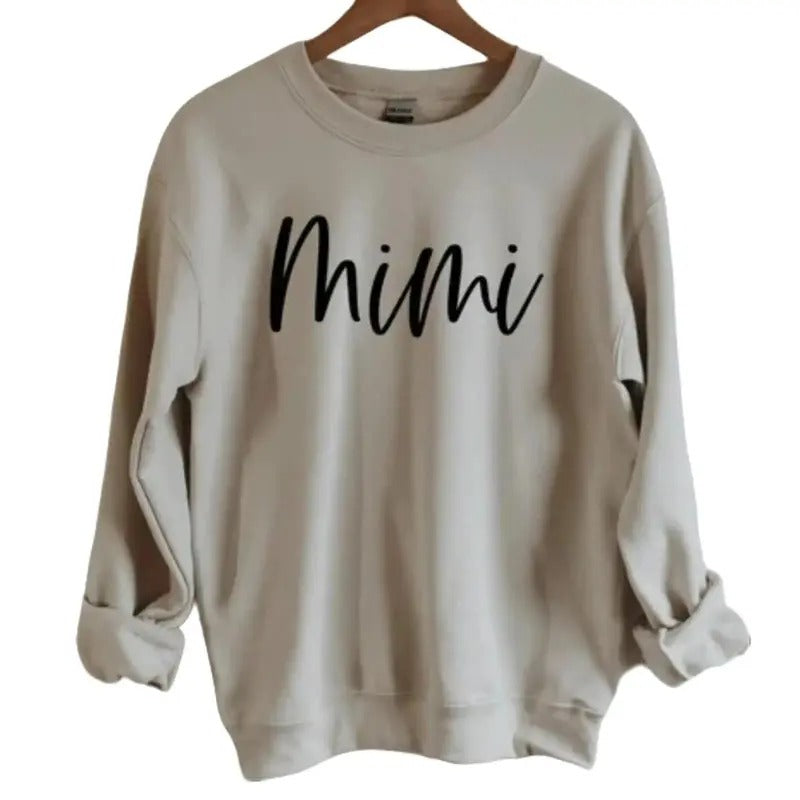 Mimi Grandma Sweatshirt, Grandma mimi Sweatshirt -Cozy Sweatshirt Nana Life, Gift for Grandma, Mother's day gift, gigi sweatshirt