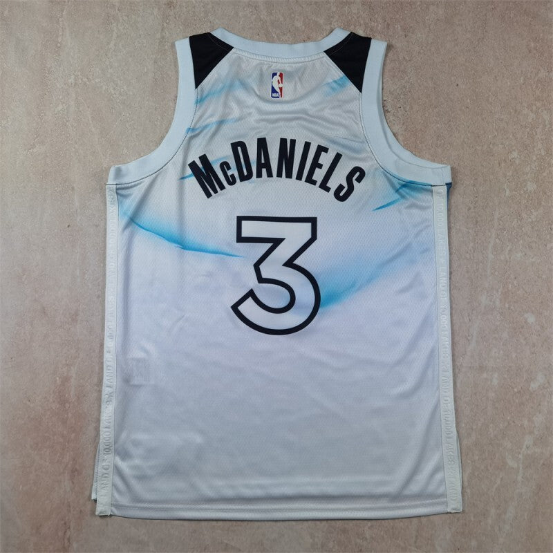 Minnesota Timberwolves #3 Jaden McDaniels Hot Press Timberwolves Style 1