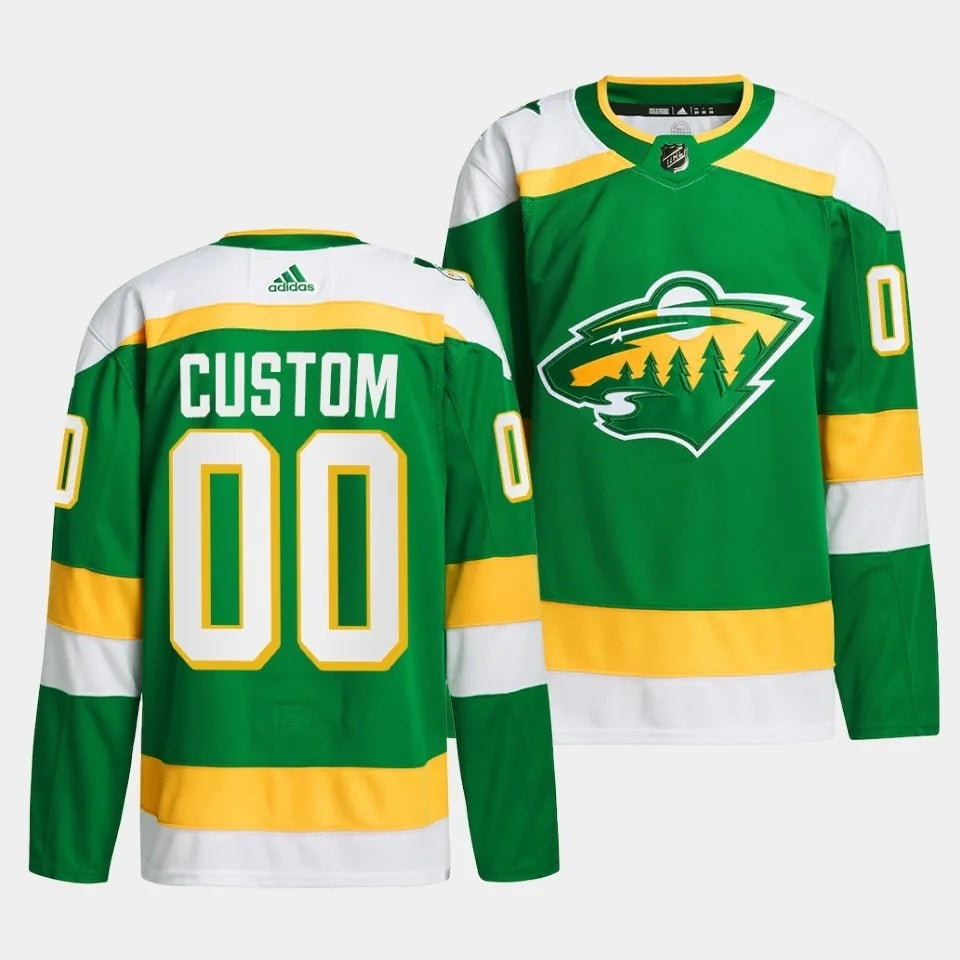 Minnesota Wild Custom 2023-24 The 78s Alternate Green Jersey